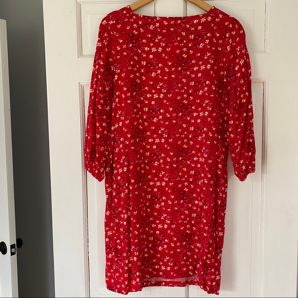 GAP Red Floral Dress